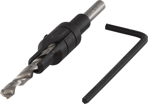 Wolfcraft Vorbohren | mit Senker | ø4,5-11mm | 1 Stück - 2511000