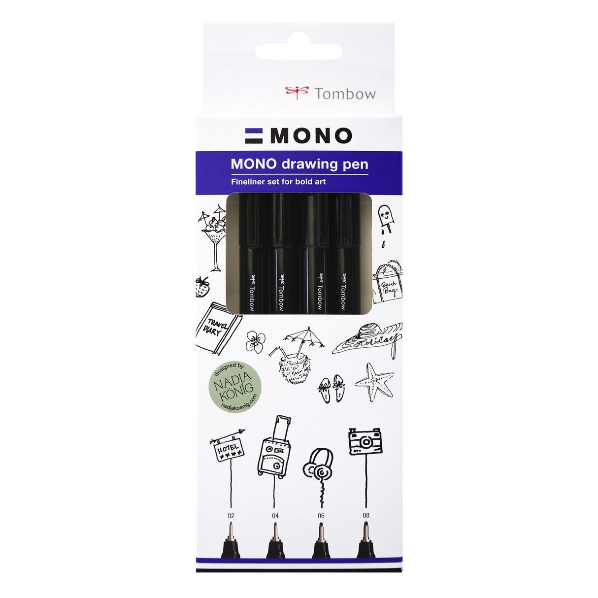 Tombow • Mono Zeichenstift Bold Set, 4x