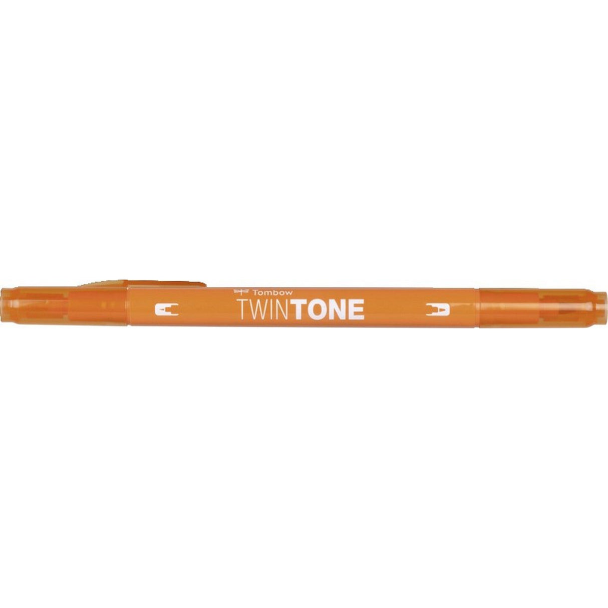 Tombow • twintone dual-tip brushpen orange