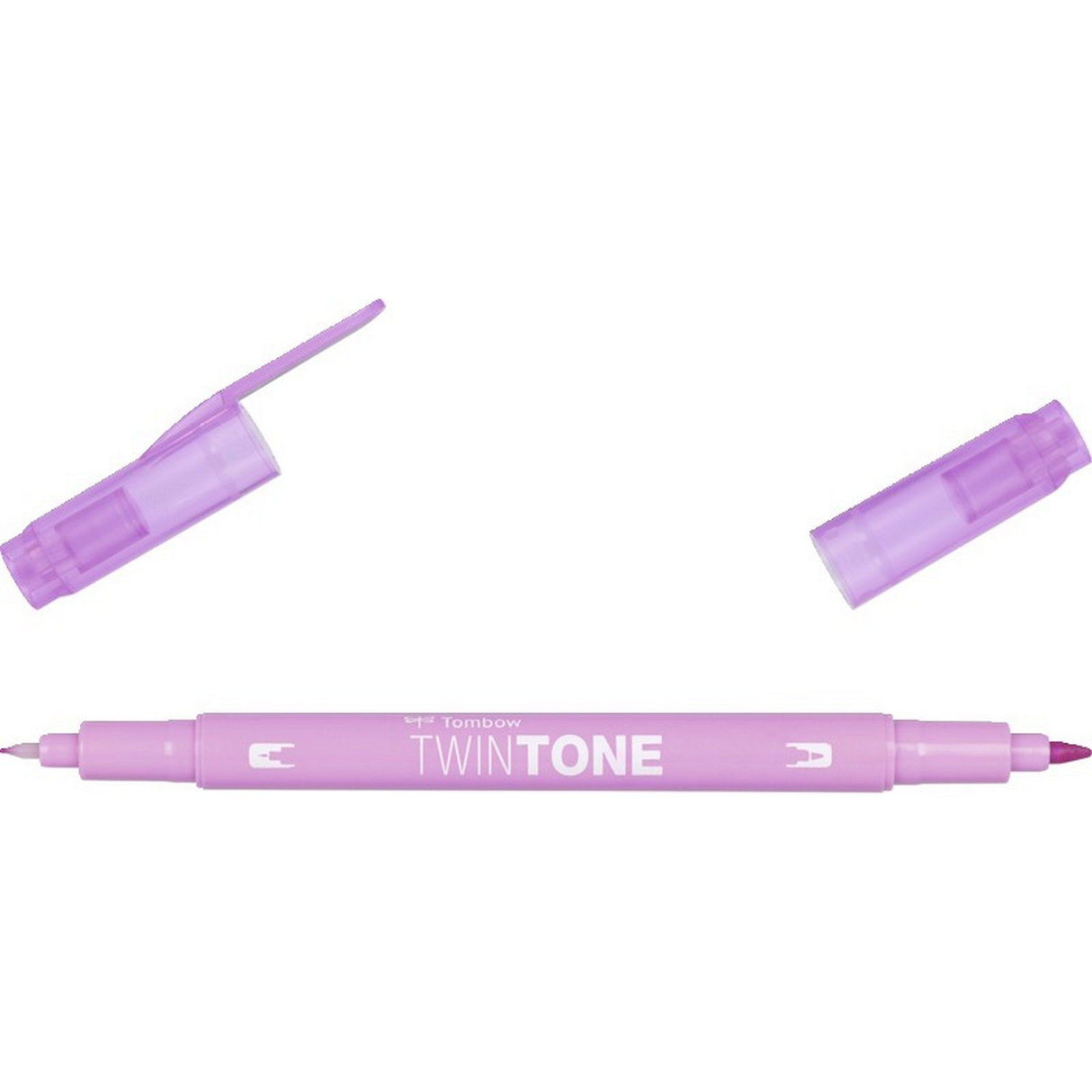 Tombow • Twintone-Pinselstift mit zwei Spitzen, Bonbonrosa