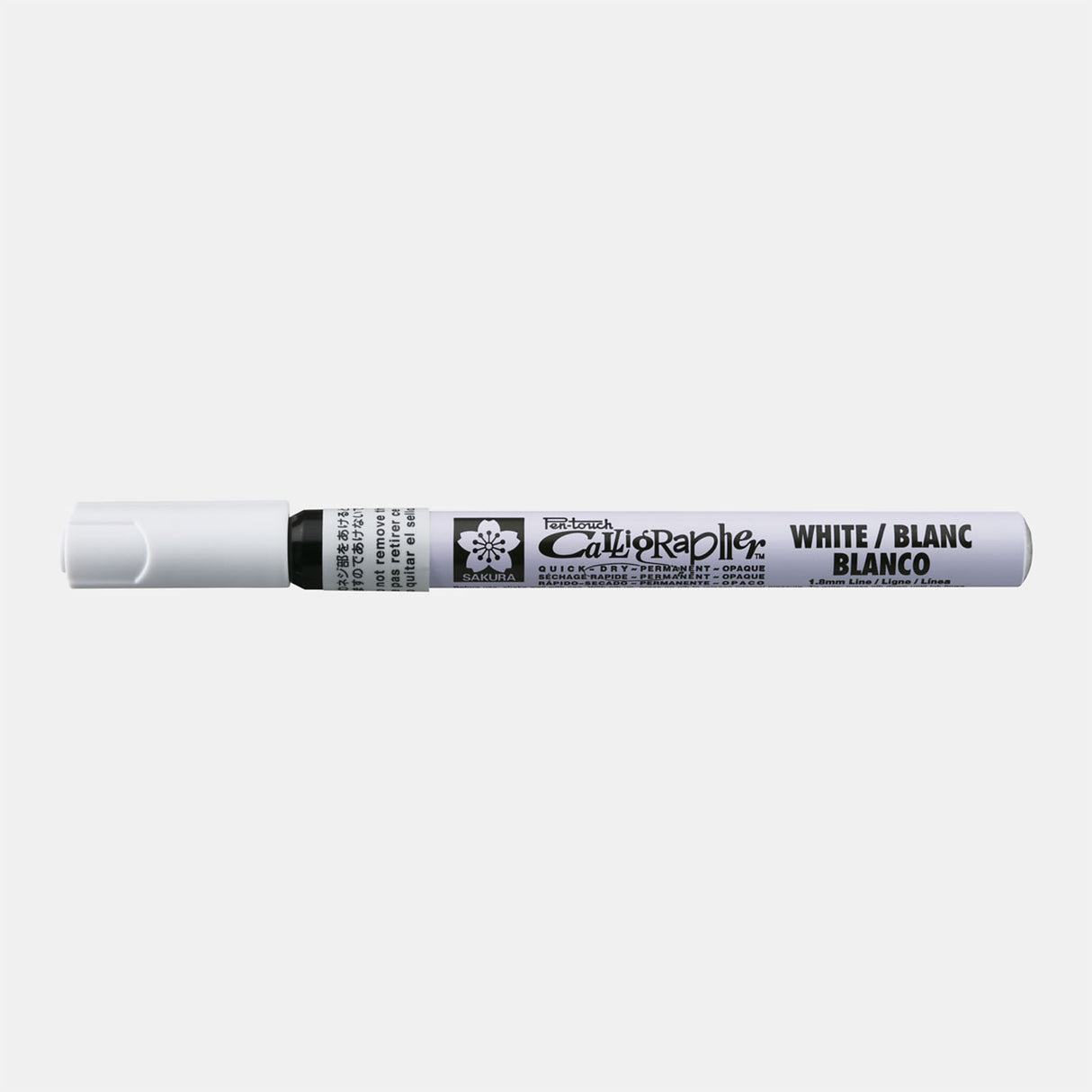 Sakura • pen-touch Kalligrafiestift fein weiß