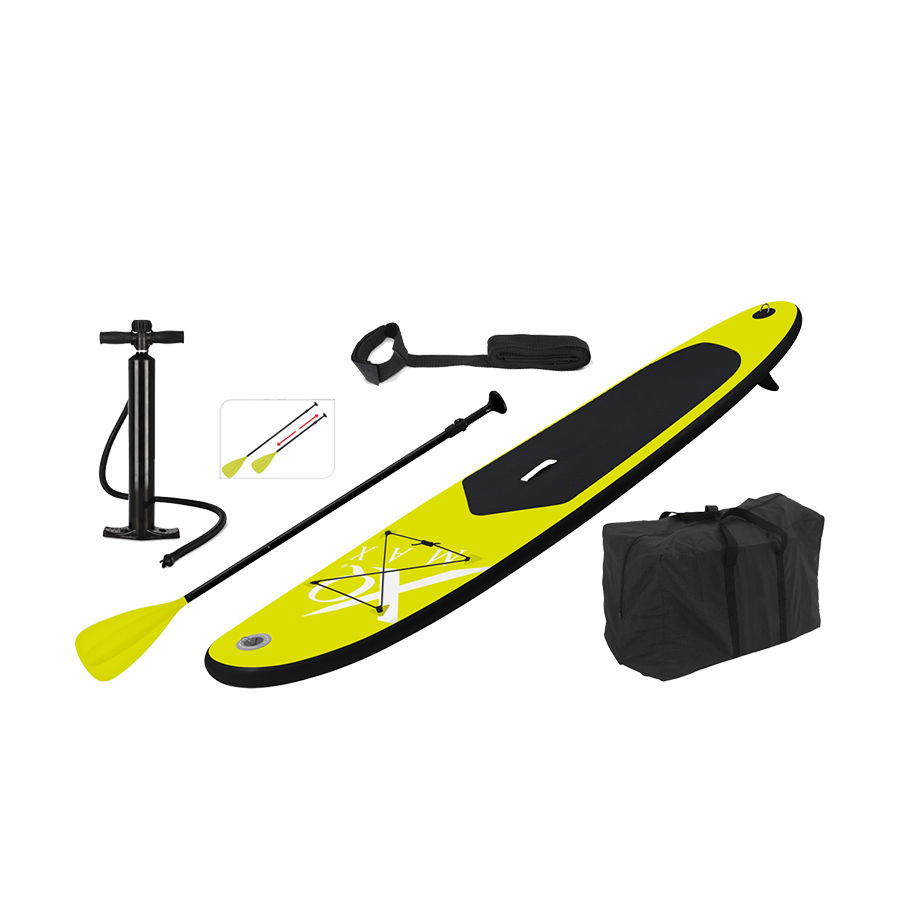 XQ Max Stand Up Paddleboard aufblasbar 285 cm Kalk und schwarz