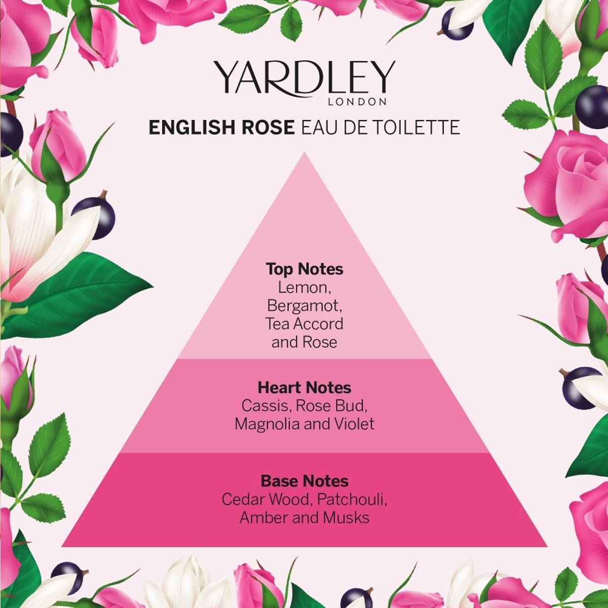 Yardley London Englische Rose Eau de Toilette 50 ml