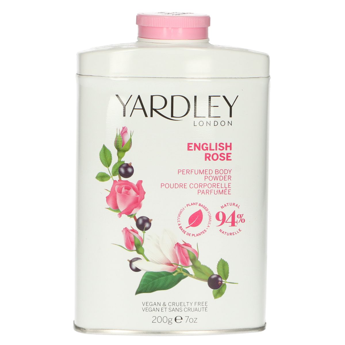 Yardley London Englisch Rose Talkumpuder 200gr.