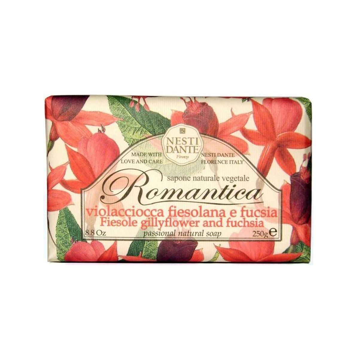 Nesti Dante Romantica Fiesole Gillyflower Fuchsia Seife 250gr.