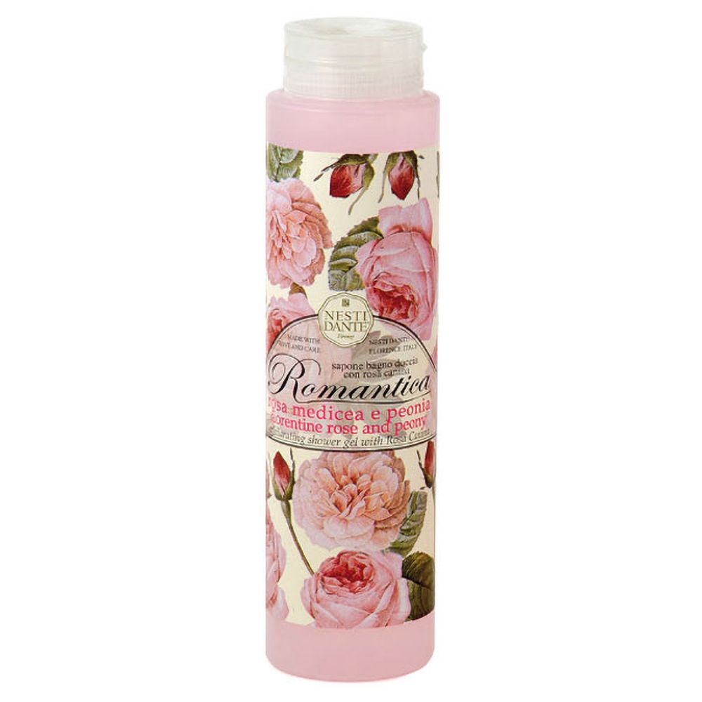 Nesti Dante Romantica Rose Pfingstrose Duschgel 300 ml