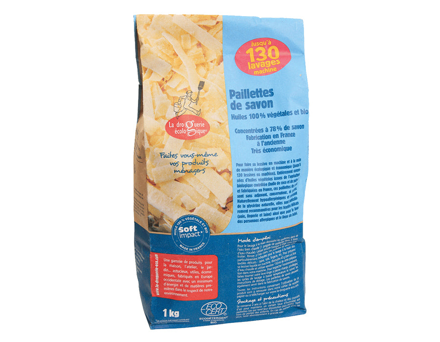La droguerie écologique Pflanzenseifenflocken – Bio – 1 kg
