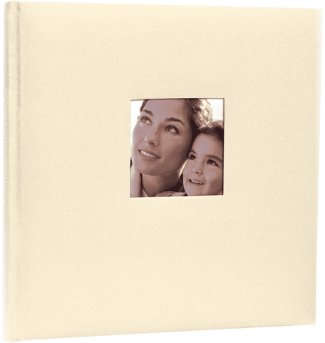 ZEP -Fotoalbum OW313130 Cotton Con Velina White mit 30 Blättern 31x31 cm