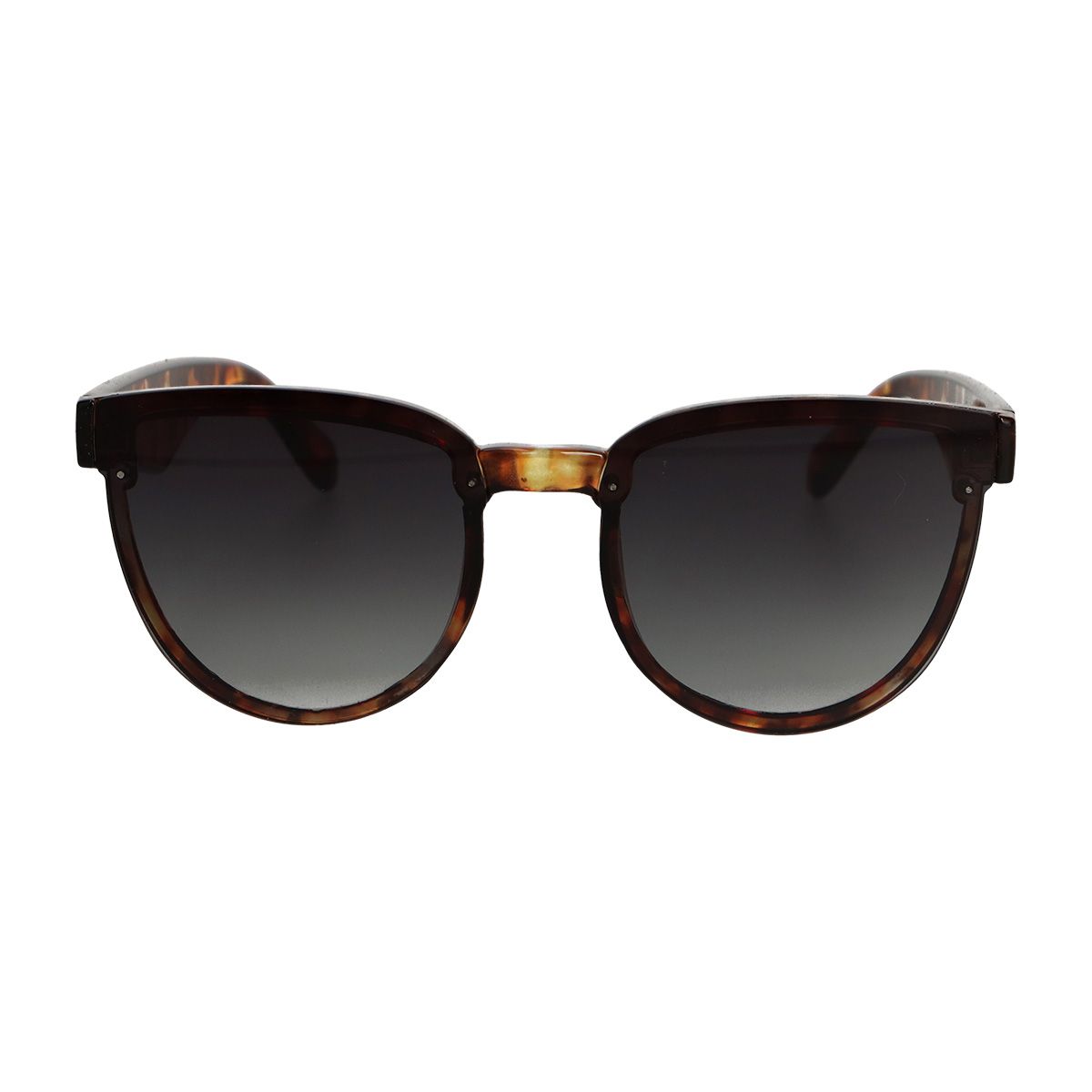 Spectrum-Sonnenbrille mit Statement-Sonnenbrille in Schildpatt und Rauchgrau für Damen