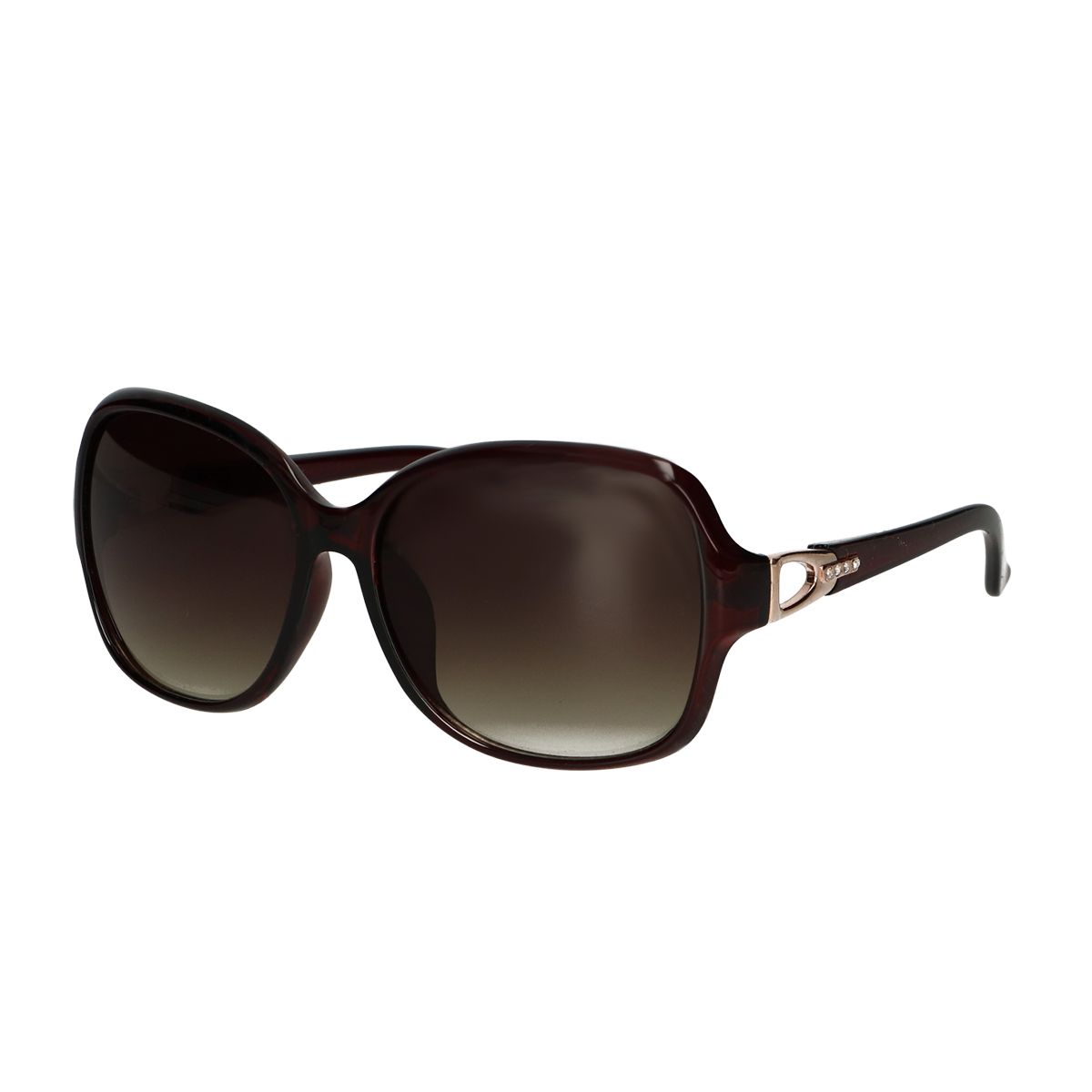 Spectrum Sonnenbrille dunkelbraun rund Damen