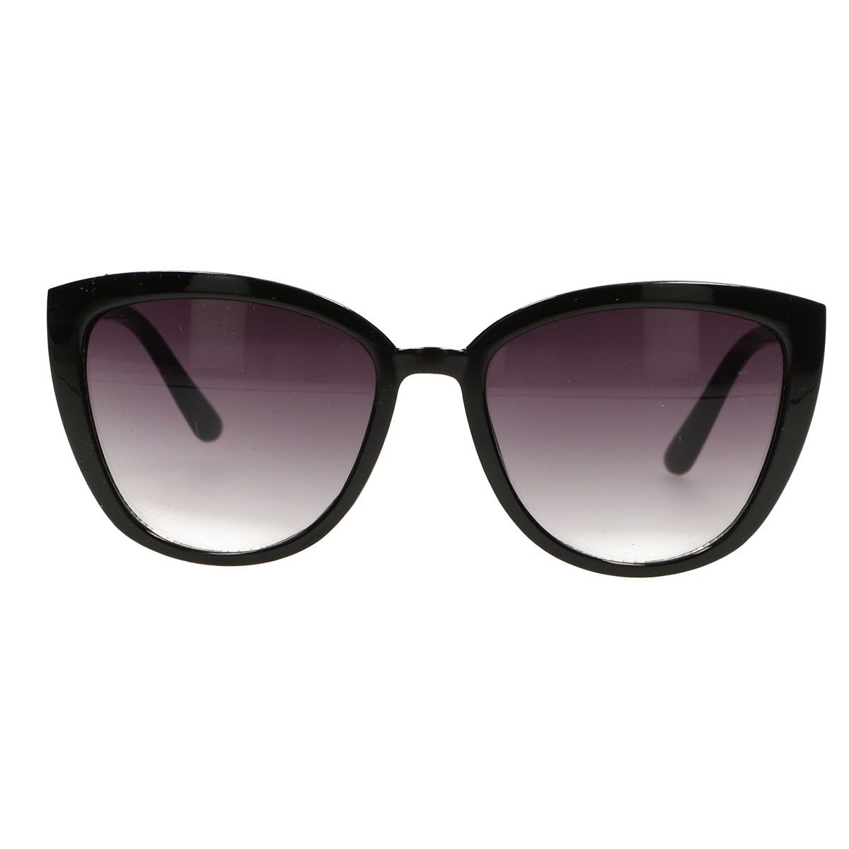 Spectrum polarized zonnebril cate eye zwart smoke glas dames
