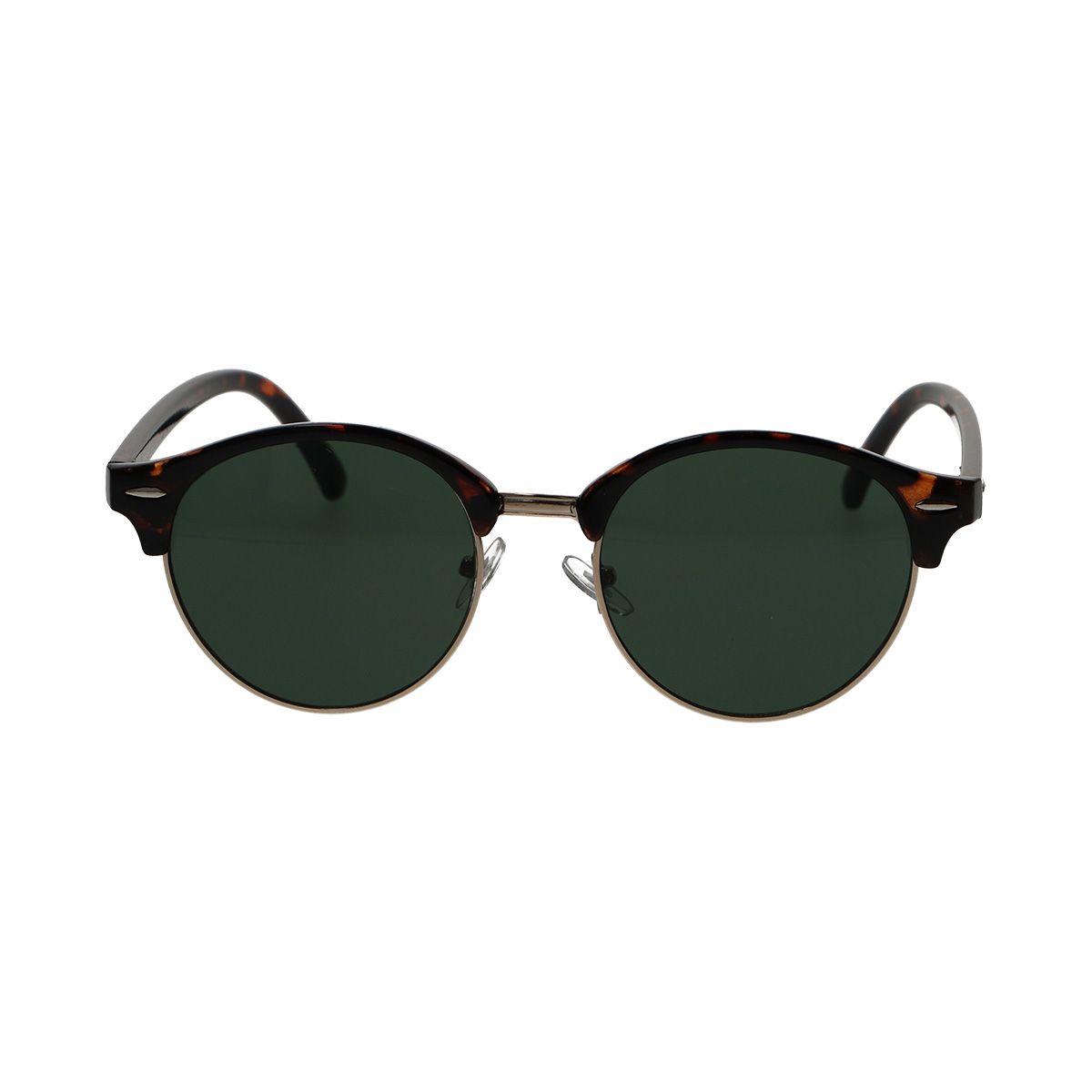 Spectrum Sonnenbrille Club Round Havana Gold Grün Unisex