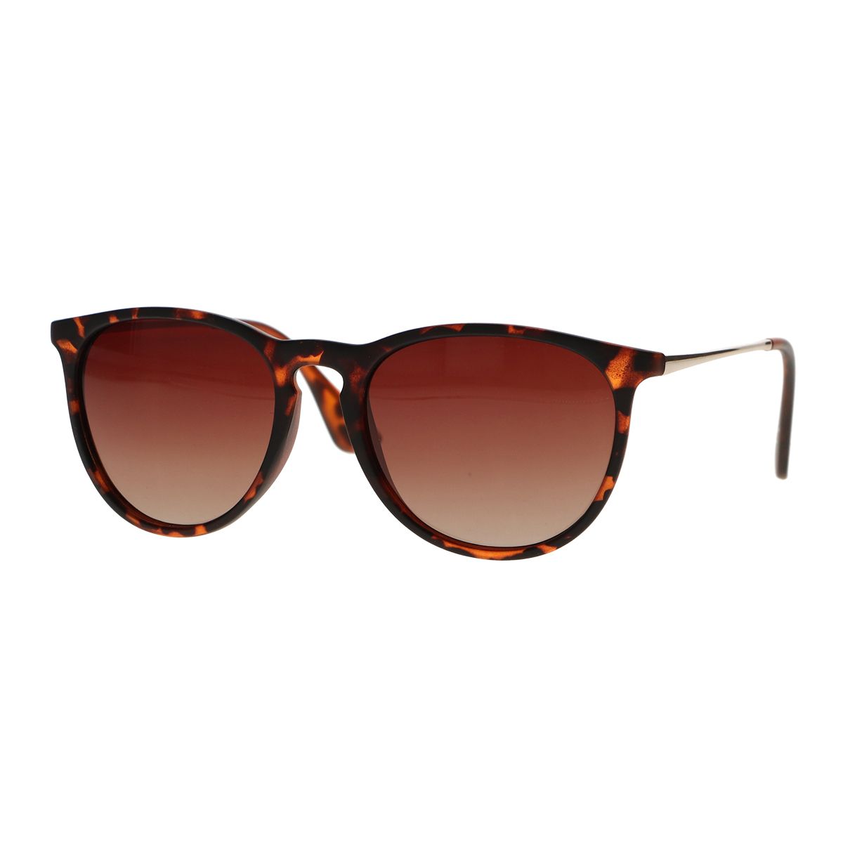 Spectrum Sonnenbrille Schildkröte Gold Braun Glas Unisex