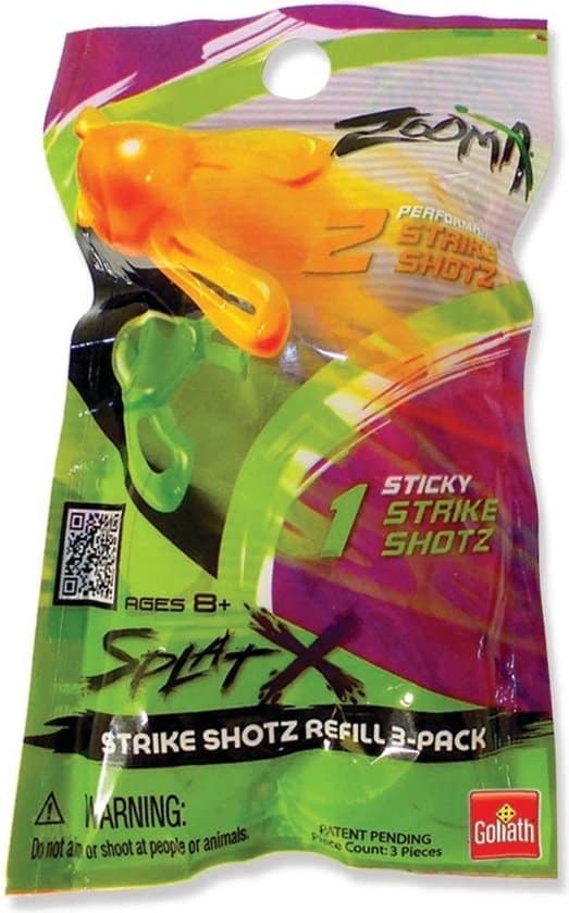 Goliath Zooma – Splat x Snake Shot – zusätzlich 3 Stück in einer Tasche