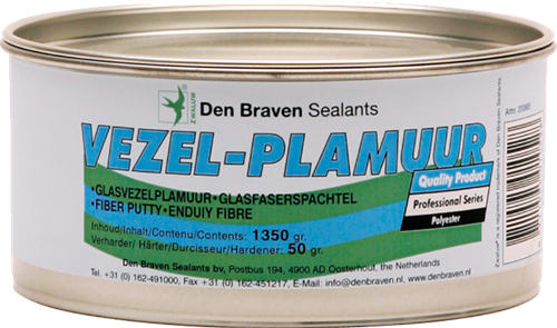 Den braven zwaluw vezel-plamuur | 250 gr | naturel - 200884