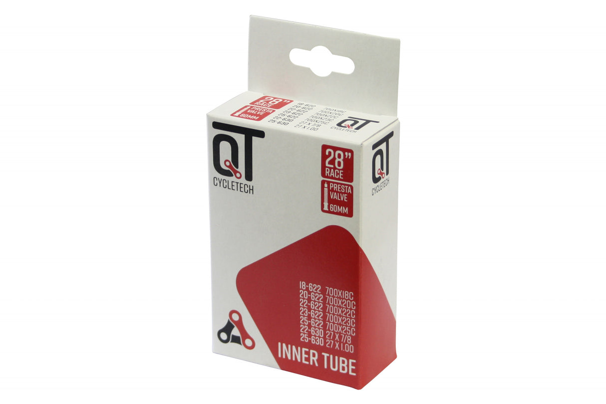 Qtcychectech QT Inner Tube SV15 28 Zoll Rennen 18 25-622 SV 60 mm 2217395