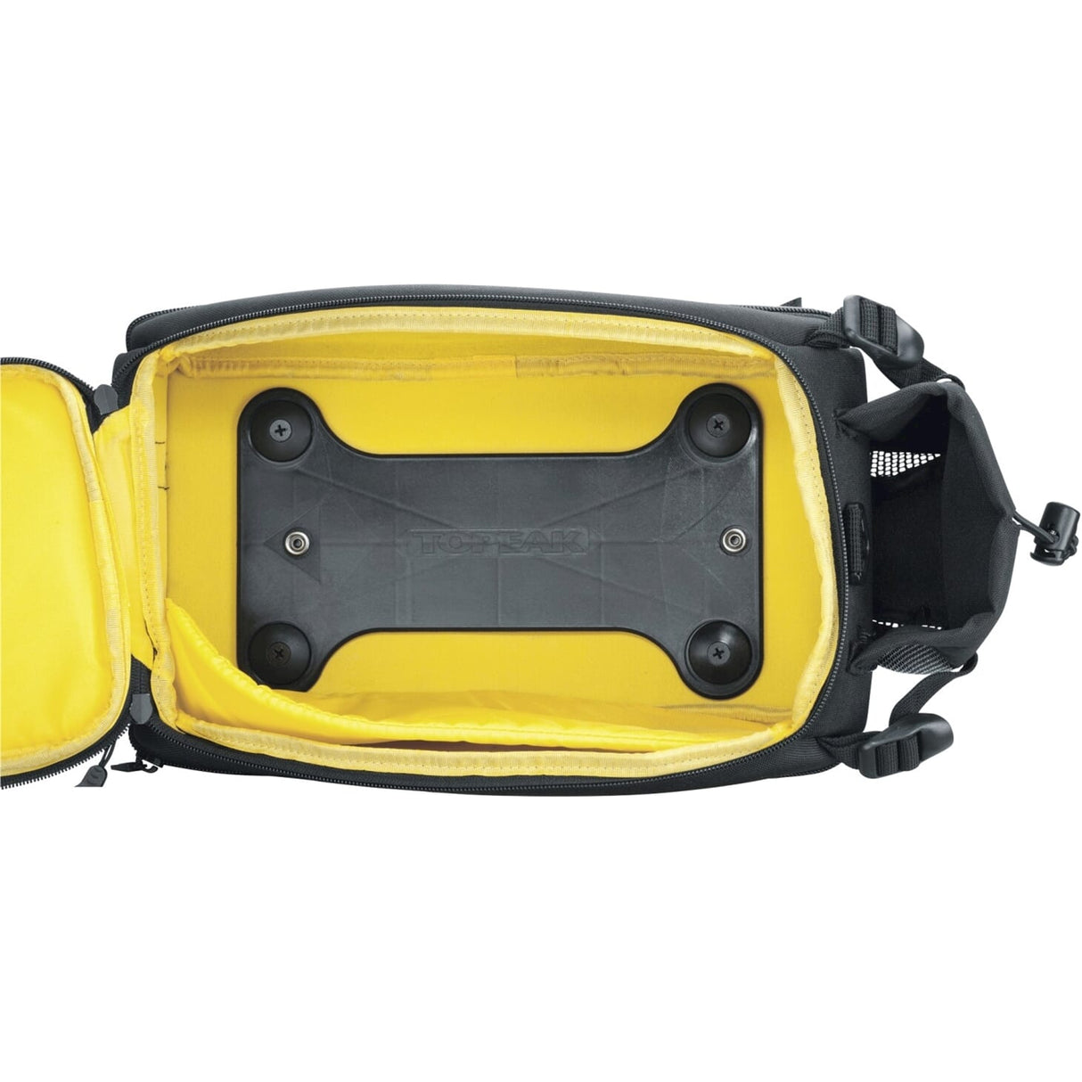 Topeak Dragertas MTS Trunkbag DXP Schwarz, 22,6 l, Klettverschluss, wasserfest, Flaschenhalter