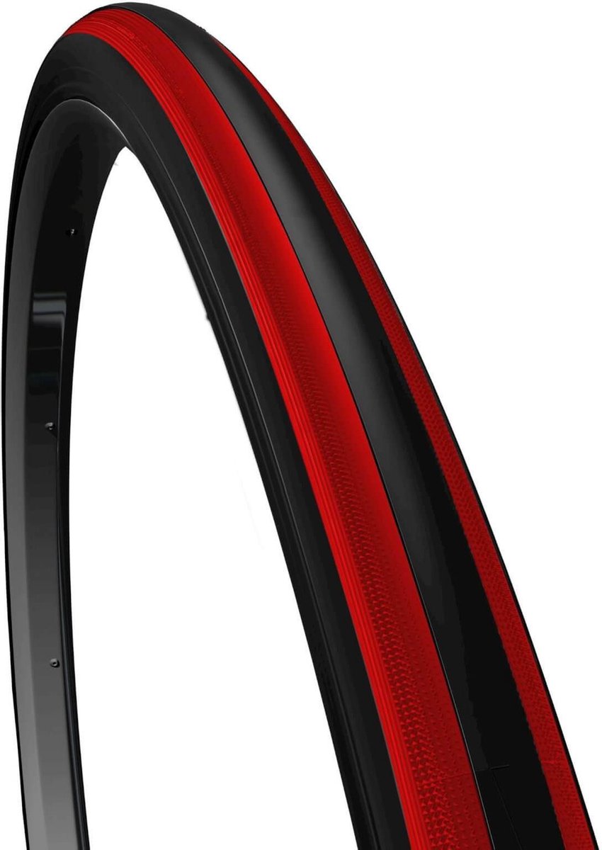 Vieh-Gummi-Reifen-Rennen 700x25C 25-622 Schwarzrood