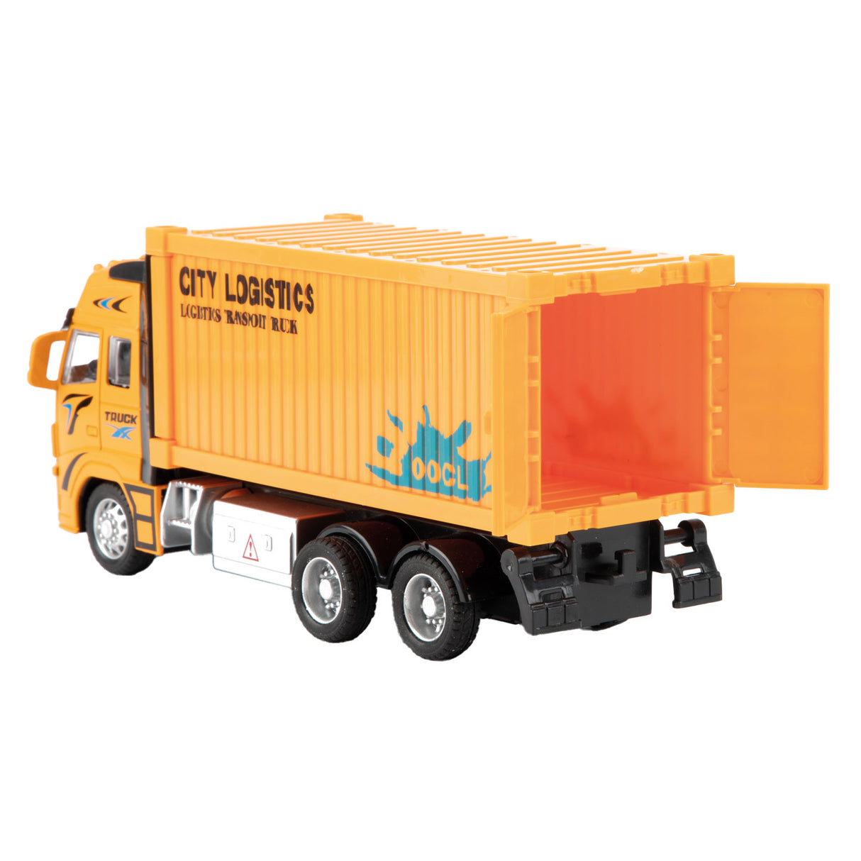 Toi-Toys Metall-Rückzug-Container-LKW 1:38