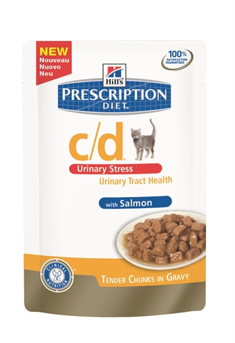 Hills verschreibungspflichtige Diät Hill Katze C D Harnstress Salmon