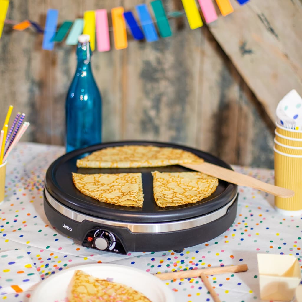 Livoo Livoo Crepe Maker xxl schwarz Ø 38 cm schwarz