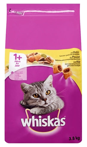 Whiskas trockener erwachsener Hühnchen
