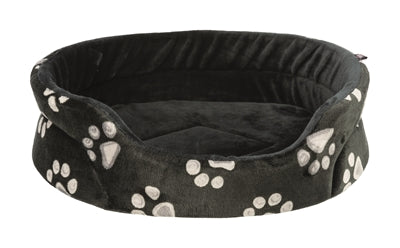 Trixie Hundekorb Jimmy Oval Schwarz mit Beindruck