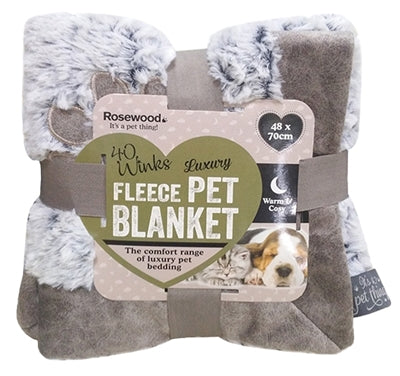 Rosewood Luxus Fleece Decke