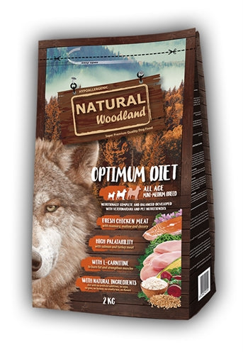 Natürliche Waldland optimale Mini mittlere breite Diät