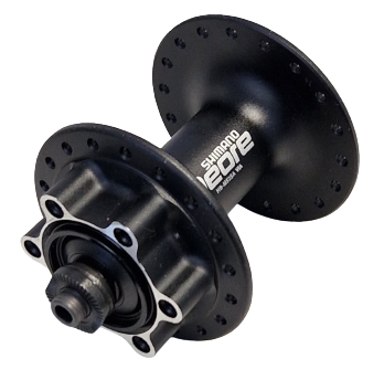 Shimano HB-M525A Deore sogar Hub Disc 6-klost 36G Schwarze Ausfälle