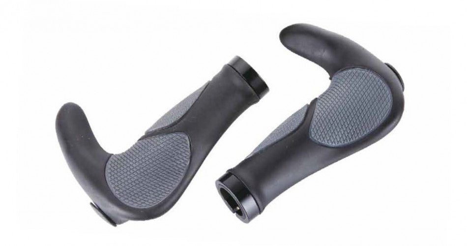 Qtcychectech QT verarbeitet das Ergo-End mit Schlosskreisen 140 mm schwarz grau auf der Karte