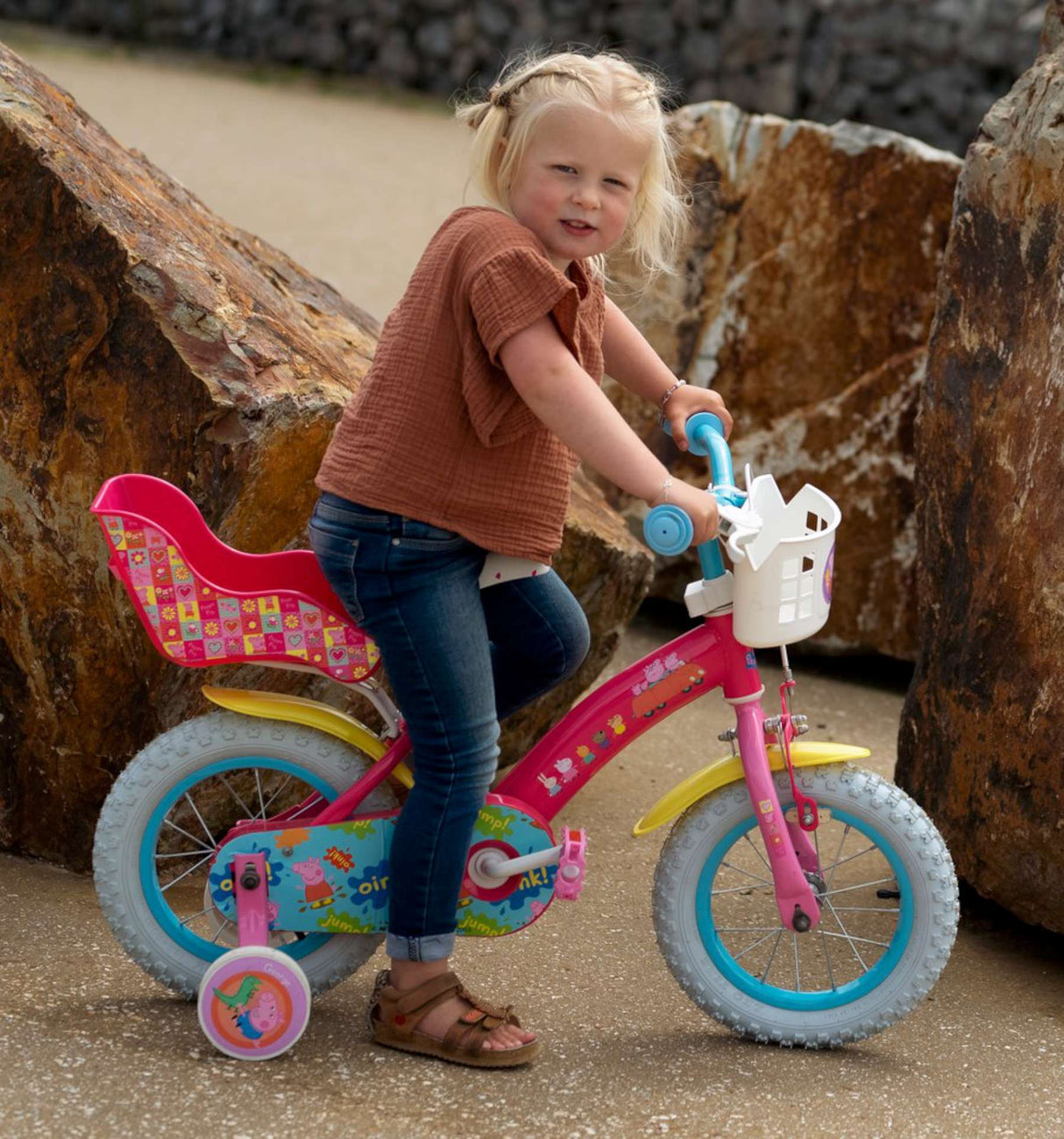 Peppa Pig Children's Bike Girls 12 Zoll rosa