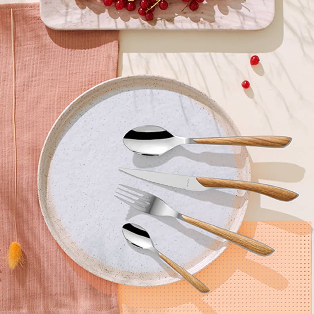 AMEFA AMEFA 16-teilige Besteckset Eclat Nature Naturholz Holz