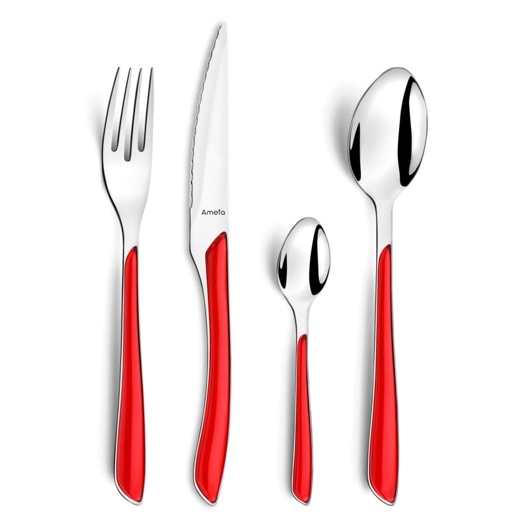 AMEFA AMEFA 16-Teile-Besteckset Eclat rot
