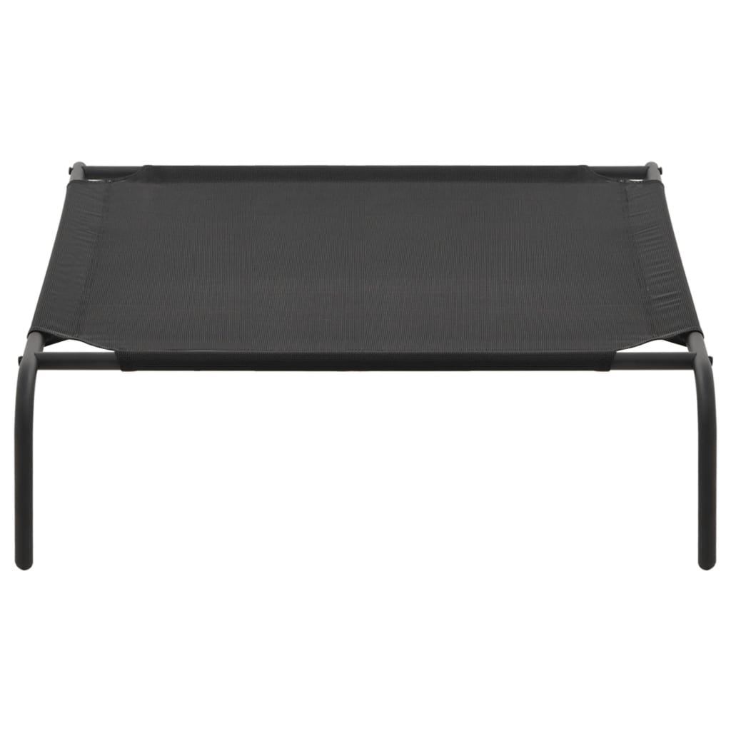 Vidaxl Hund Bed an gehobene XL Textileen schwarz