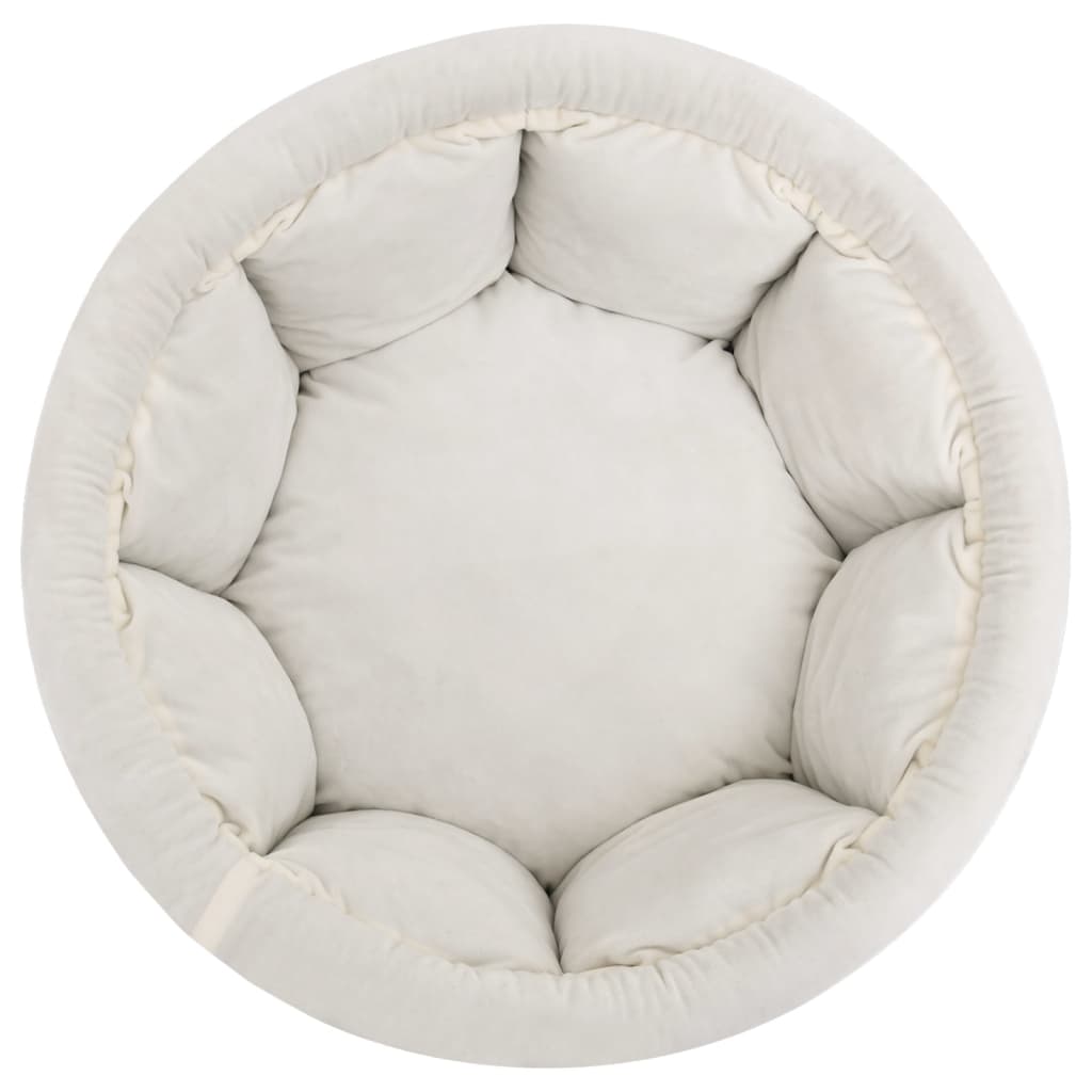 Vidaxl Hundekorb 59x59x24 cm Beige