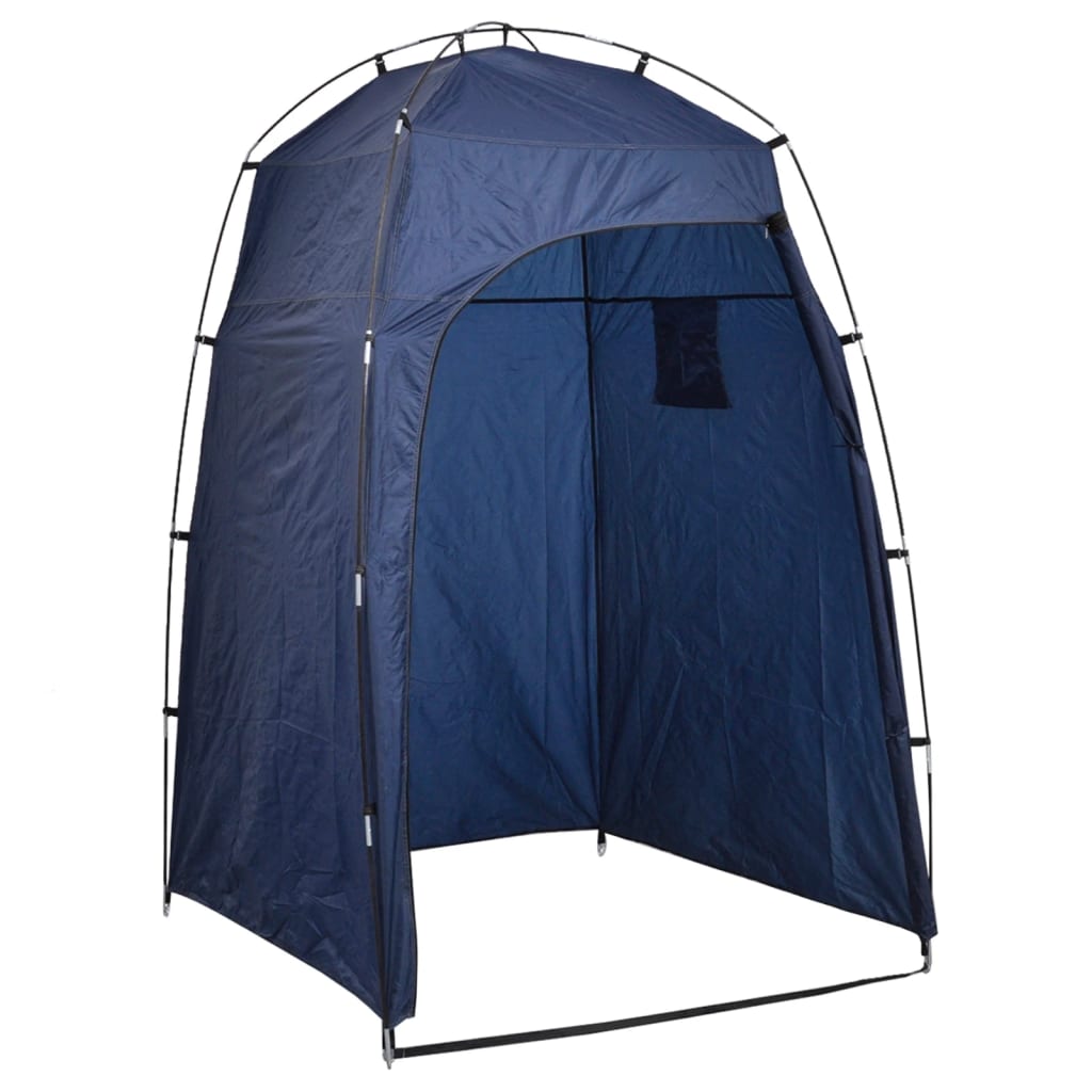 Vidaxl Camping -Toilette mit Zelt tragbar 10 + 10 l