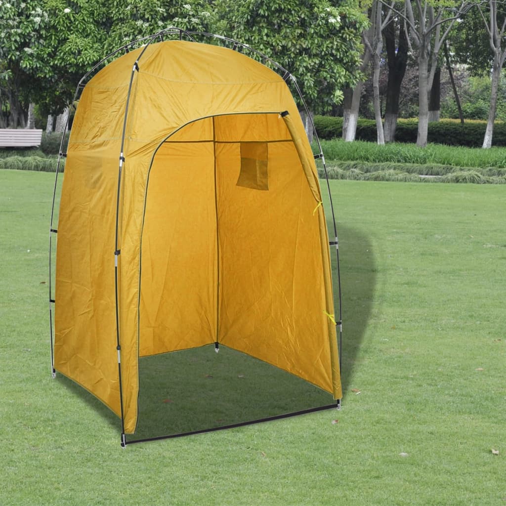 Vidaxl Camping -Toilette mit Zelt tragbar 10 + 10 l
