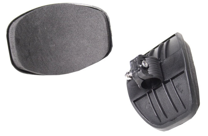 Tranzx -Triathlonlenkellenkrebs pro Set schwarzer Lenkrad