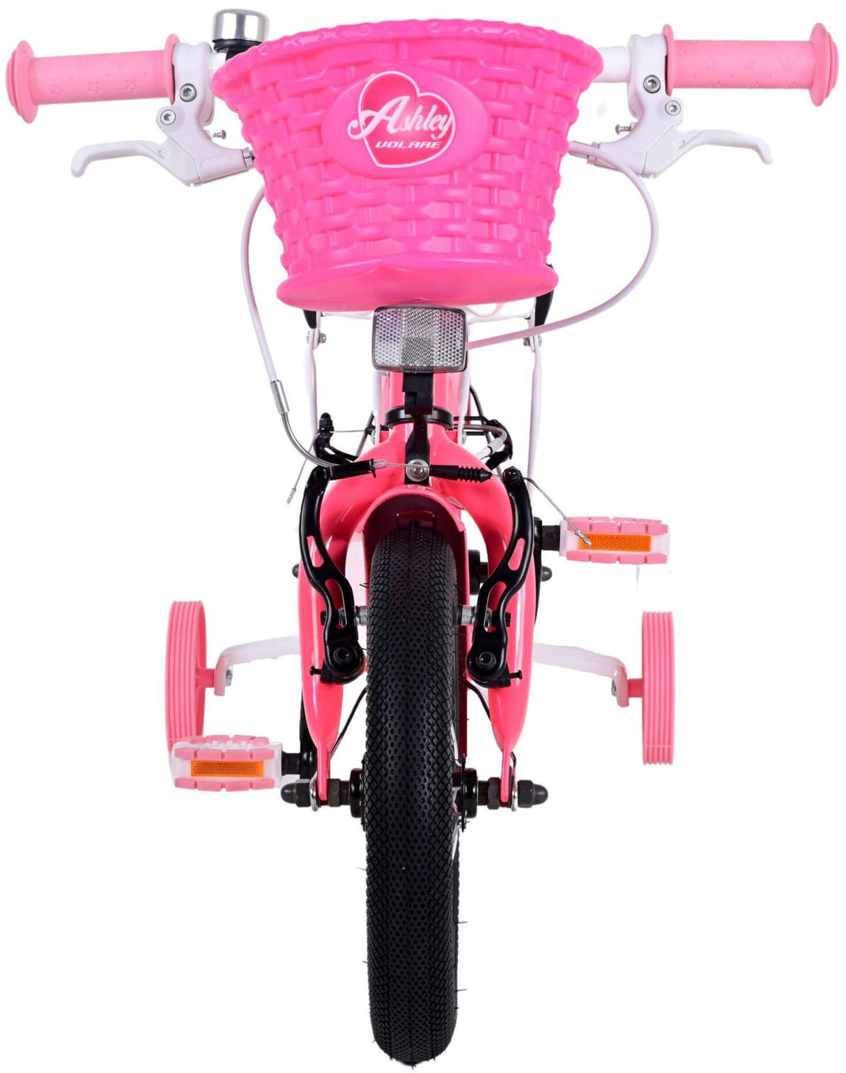 Volare Ashley Children's Bike Girls 12 -Zoll -Rosa Red zwei Handbremsen