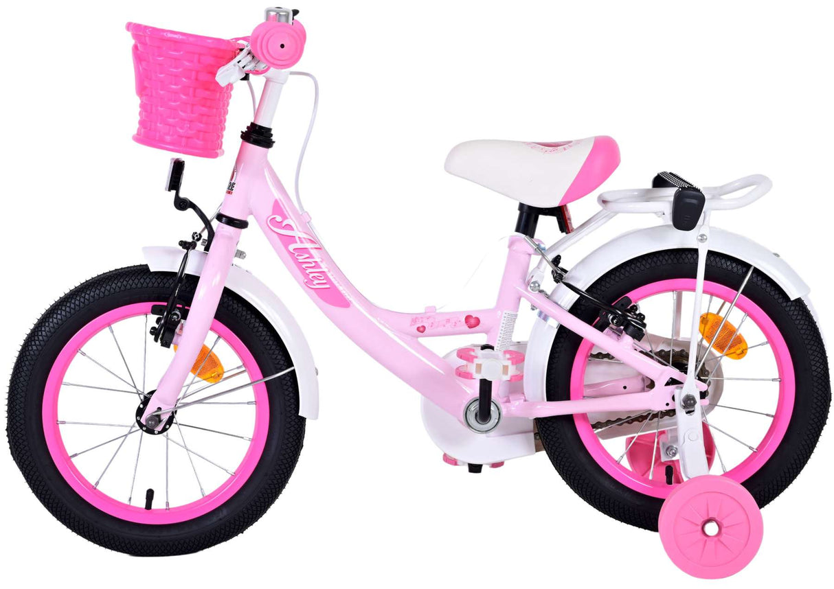 Volare Ashley Children's Bike Girls 14 Zoll rosa zwei Handbremsen
