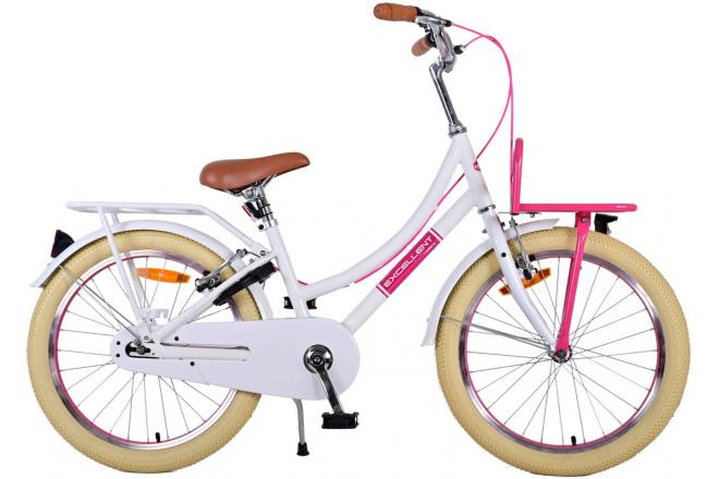 Volare Volare Children's Bike Girls 20 Zoll weiße zwei Handbremsen