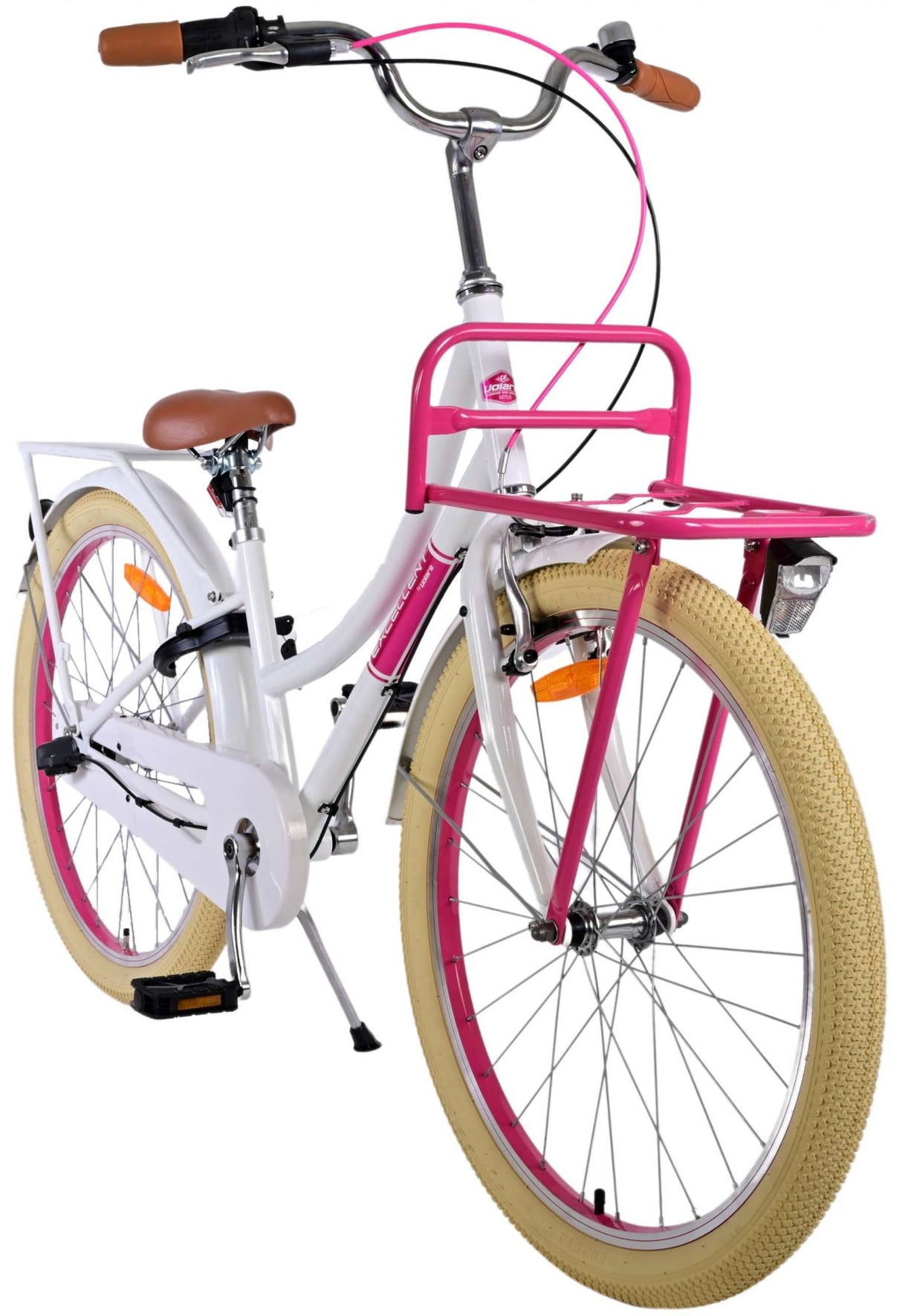 Volare Volare Children's Bike Girls 24 Zoll Weiß 3 Zahnräder