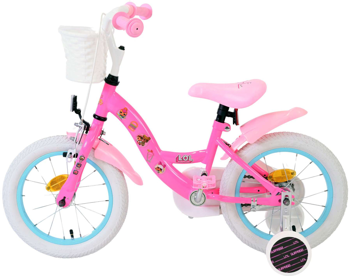 Lol Überraschung Kinderfahrrad - Mädchen - 14 Zoll - Pink