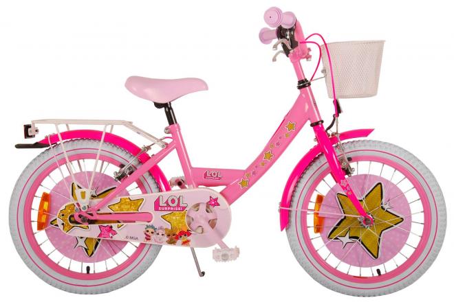 Lol Überraschung Kinderfahrrad - Mädchen - 18 Zoll - Pink - Zwei Handbremsen