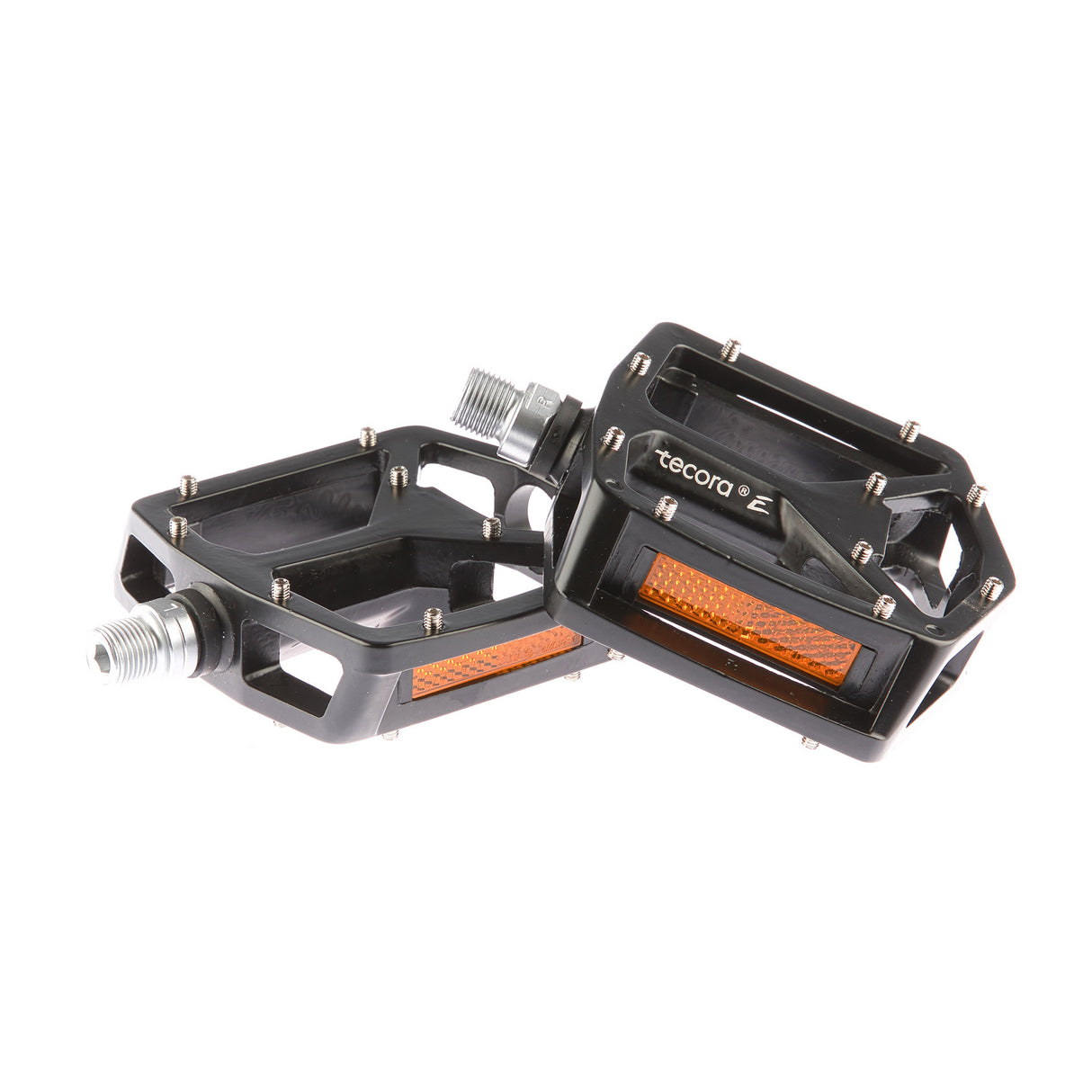 Tecora e Pedal BMX Downhill Y -Modell mit Reflektoren schwarz