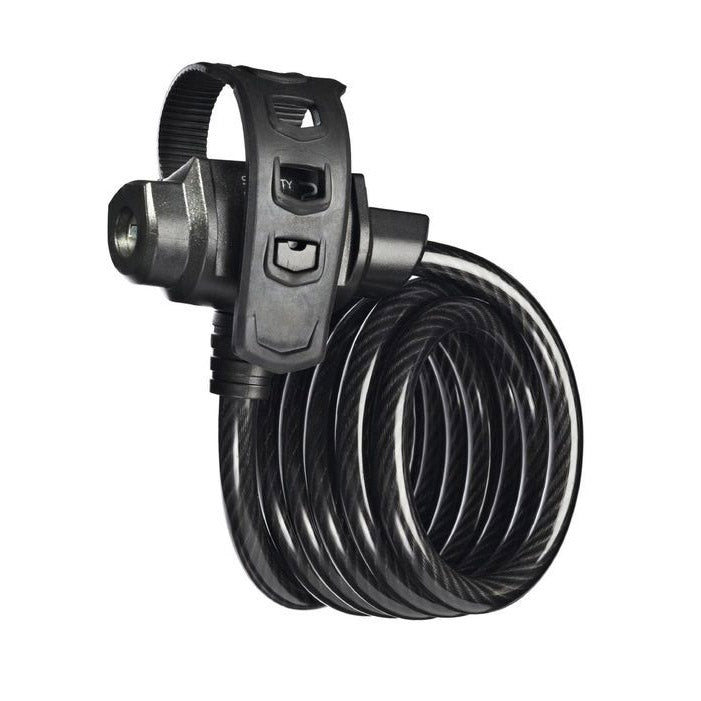 Trelock SK Spiral Cable Lock Fixxgo 222 180 10 mm schwarz