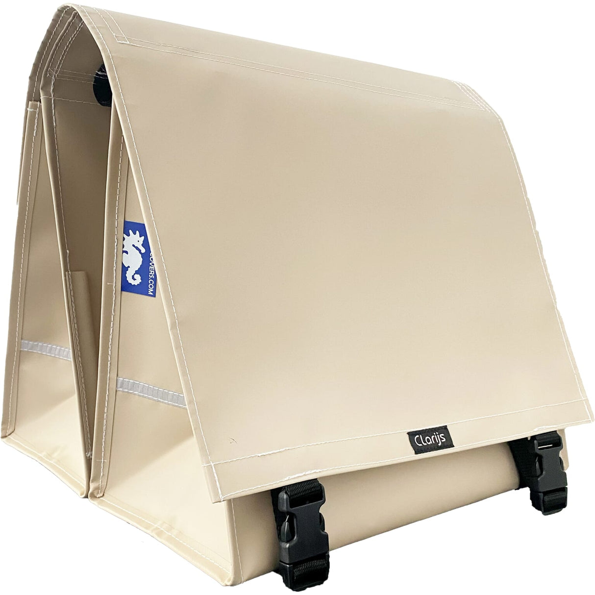 Fahrradbeutel Doppel XL PVC 46L Matt Zand