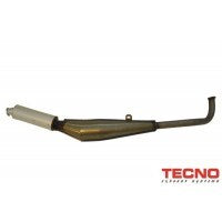 Tecno Auspuff Tomos A3 exp alu-blank