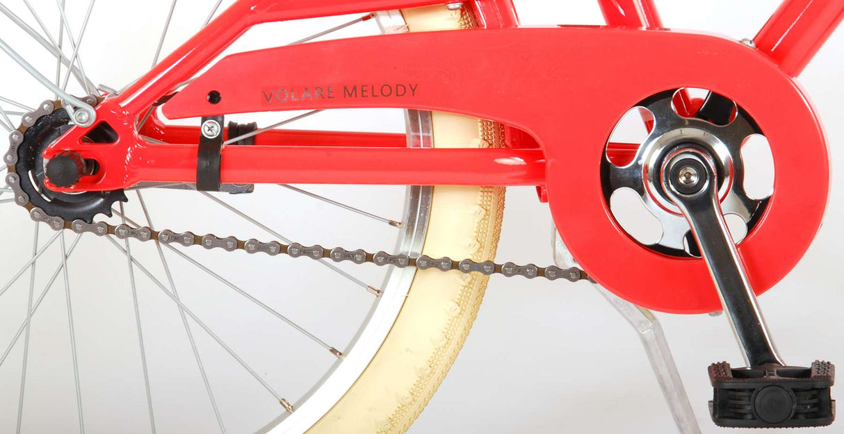 Volare Melody Children's Bike Girls 20 Zoll Korallenrote Prime Kollektion